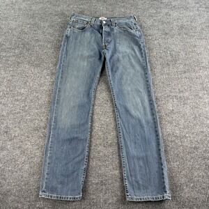 Levi's 501 Jeans Mens 33x32 Blue Button Fly Straight Leg WPL 423 Vintage Denim